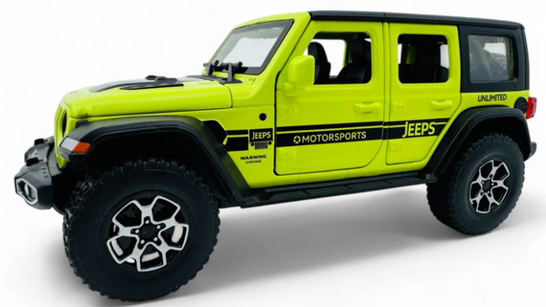 Jeep Wrangler diecast  Model Car – 1:24 Alloy Toy