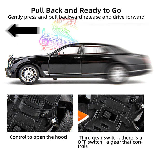 Bentley Mulsanne 1:18 diecast Scale Model Car - Big Size