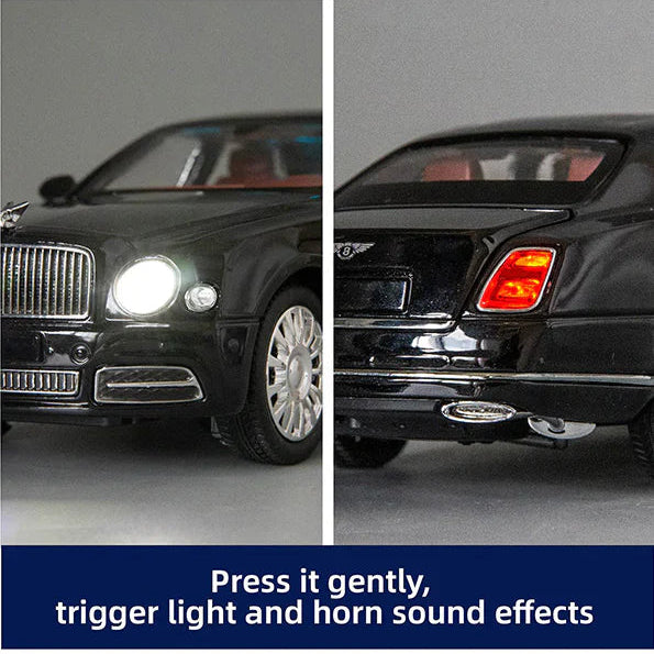 Bentley Mulsanne 1:18 diecast Scale Model Car - Big Size