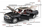 Bentley Mulsanne 1:18 diecast Scale Model Car - Big Size