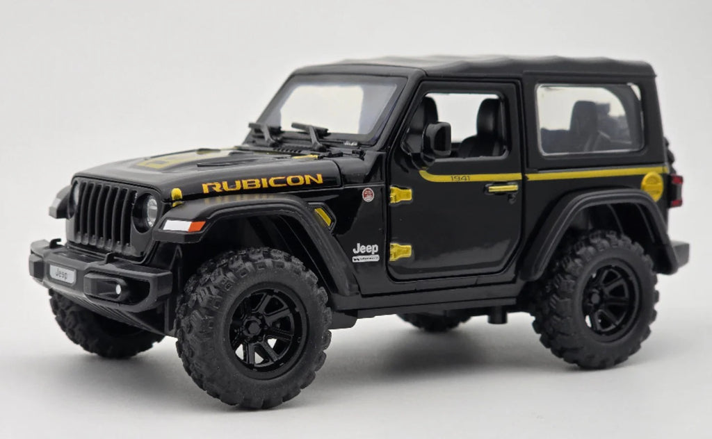 Jeep Wrangler Rubicon 3 Door 1:32 Removable Top diecast scale model car collectible