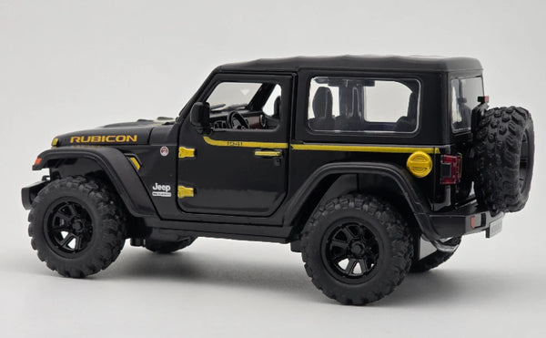 Jeep Wrangler Rubicon 3 Door 1:32 Removable Top diecast scale model car collectible