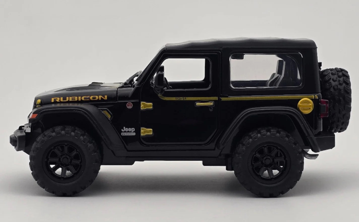 Jeep Wrangler Rubicon 3 Door 1:32 Removable Top diecast scale model car collectible