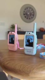 Video Walkie Talkies 2.0 | 2” Screen, Share Pic, Micro Chat, Emoji