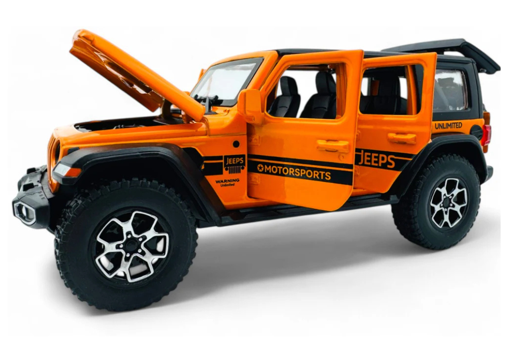 Jeep Wrangler diecast  Model Car – 1:24 Alloy Toy
