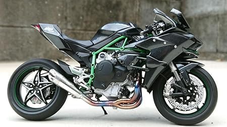 Kawasaki Ninja H2 Scale Model bike 1:9 - Big Size ( Premium )