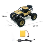 RC Monster Truck, with Gun Remote, 1:18 Scale 2.4 Ghz