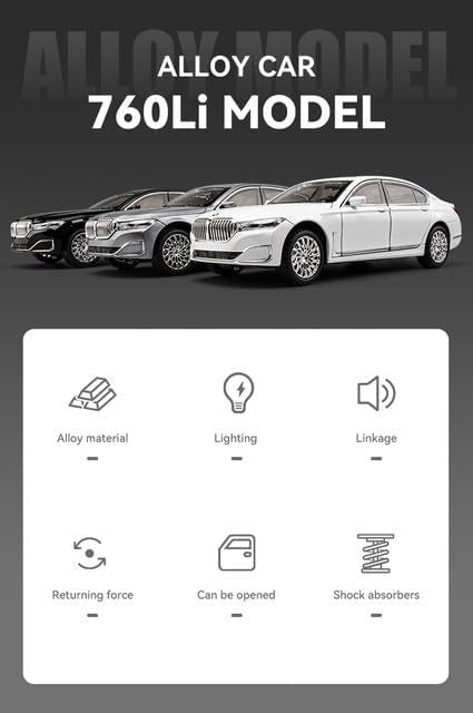 BMW 760li 1:24 Diecast Scale Model Car