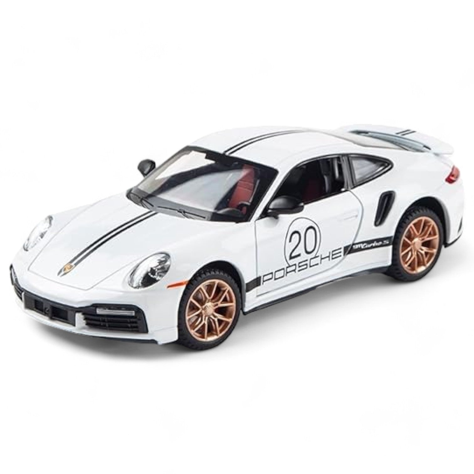 Porsche 911 Turbo S Model Metal Diecast Scale 1:24