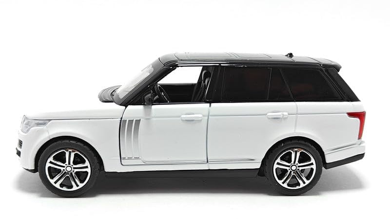 Range Rover SUV Diecast Car - Pull Back, Openable Doors & Lights - 1:24