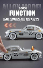 Mercedes-Benz AMG 300SL 1:18 diecast scale model car - Big Size