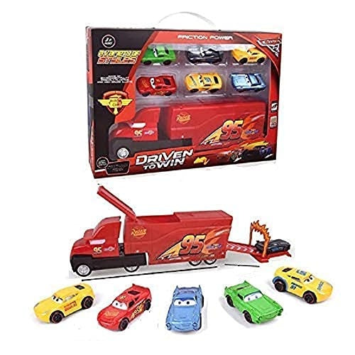 SET OF 7 PIXAR CARS 3 LIGHTNING MCQUEEN JACKSON STORM MACK UNCLE TRUCK
