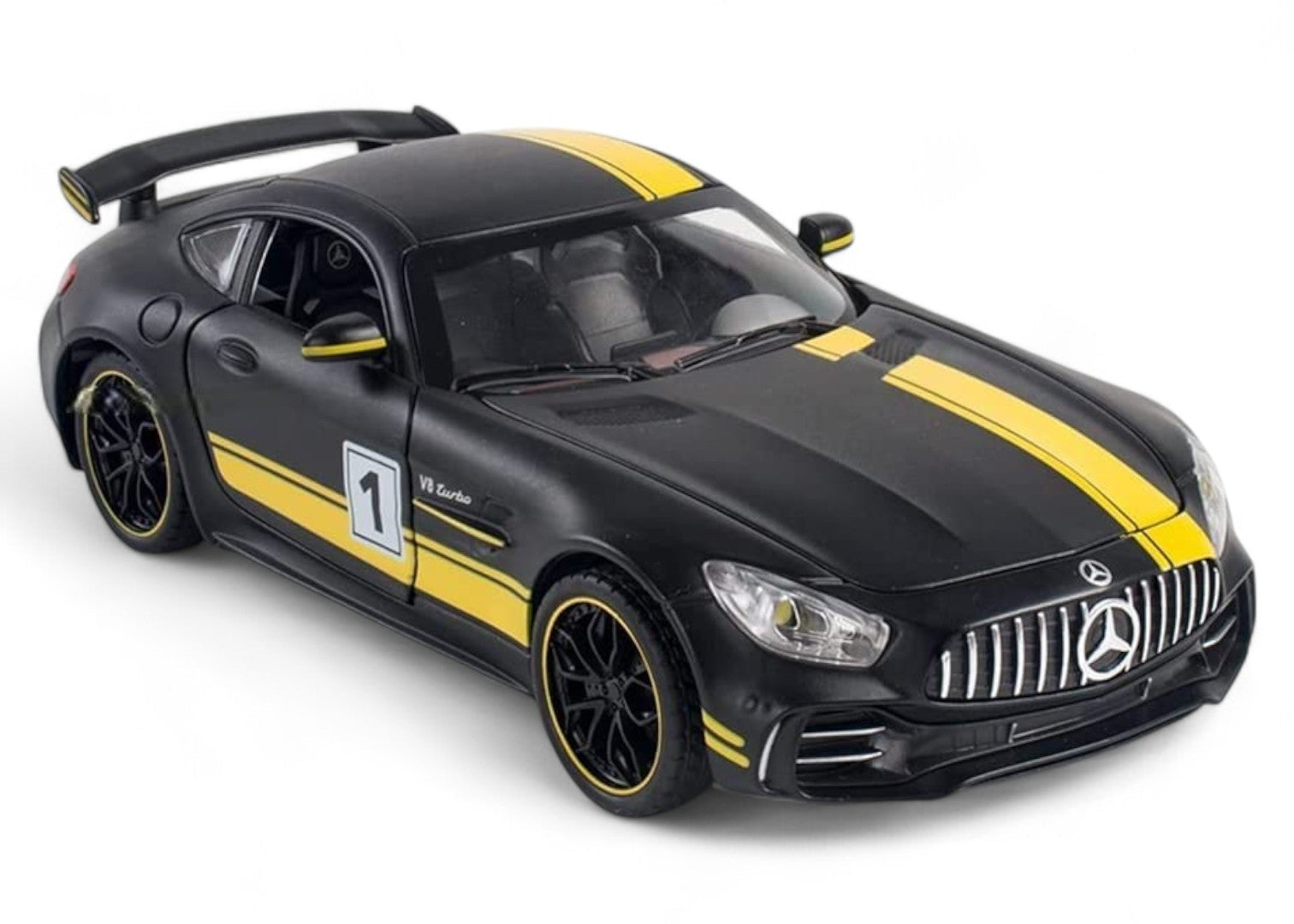 Die Cast Mercedes BENZ AMG GTR Pull Back Toy Car - Scale 1:24
