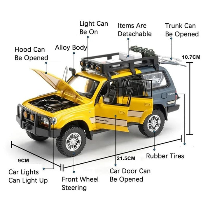 Toyota Land Cruiser LC80 1:24 Diecast Scale Model Car