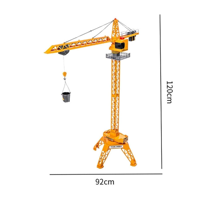 Tower Electric Remote Control Toy Crane Intelligent 4-Channel Line-Controlled