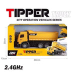 Remote Control Tipper Truck construction toy