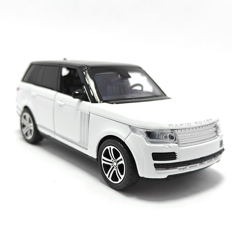 Range Rover SUV Diecast Car - Pull Back, Openable Doors & Lights - 1:24