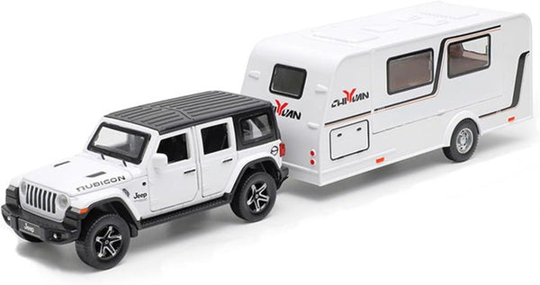 Jeep Rubicon Trailer 1:18 Diecast Scale Model Car