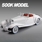 1936 Mercedes-Benz 500K 1:18 roadster  diecast scale model car - Big Size