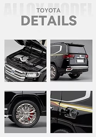 Toyota Land Cruiser LC300 1:24 Diecast Scale Model Car