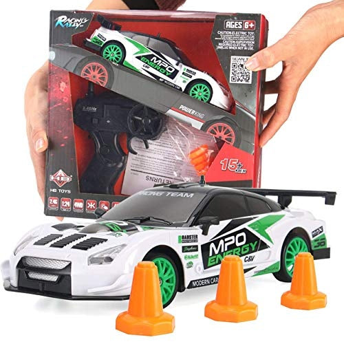 RC Drift Car 1/24 2.4GHz 4WD Remote Control Sport Racing On-Road Vehicle