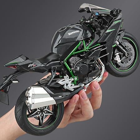 Kawasaki Ninja H2 Scale Model bike 1:9 - Big Size ( Premium )