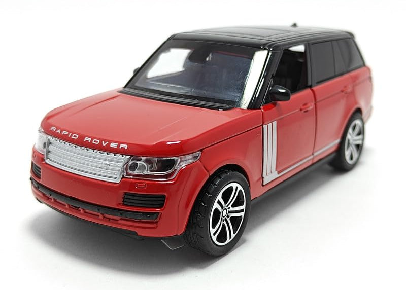 Range Rover SUV Diecast Car - Pull Back, Openable Doors & Lights - 1:24