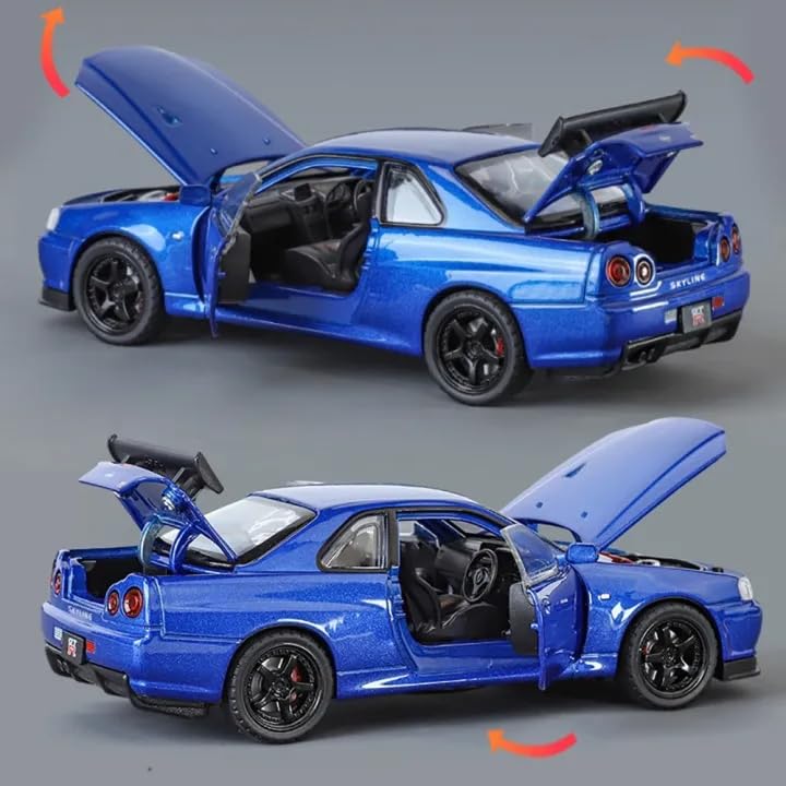 Nissan Skyline GT-R R34 Super Model 1:18 diecast scale model