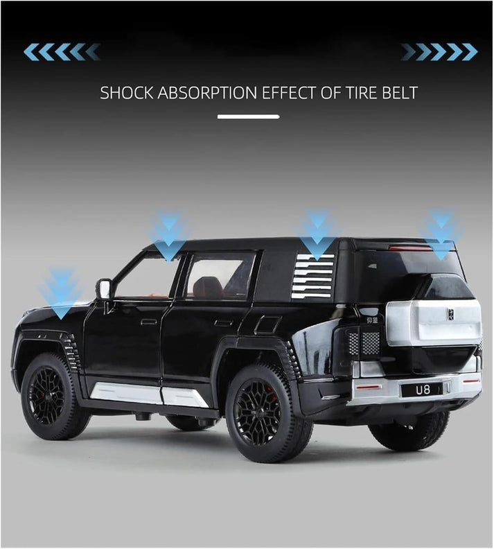 BYD Yangwang U8 SUV 1:24 Diecast Scale Model Car