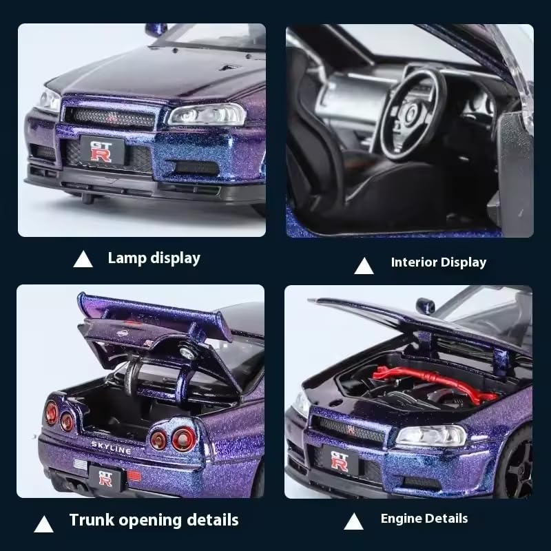 Nissan Skyline GT-R R34 Super Model 1:18 diecast scale model