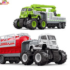 Diecast Metal And Plastic Fire Rescue Truck Toy Set