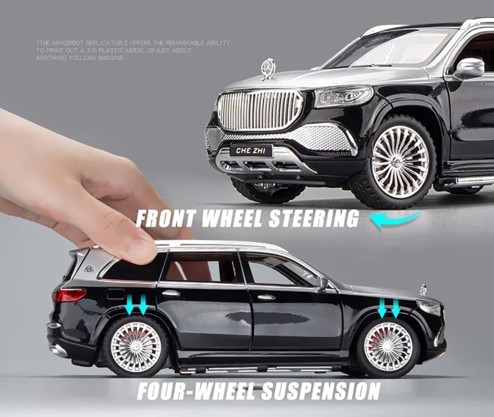 Mercedes-Benz Maybach GLS600 1:18 diecast scale model car - Big Size