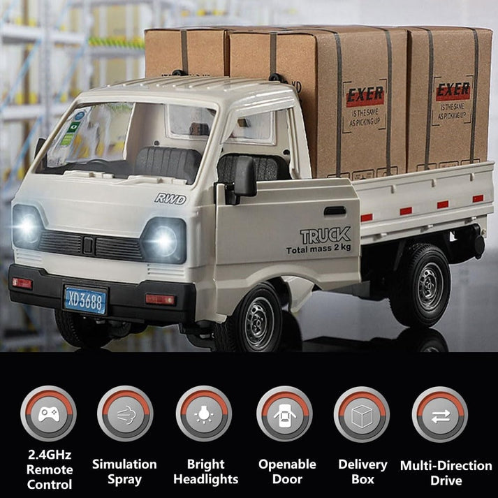 1:16 Scale RC Transport Pickup Truck with Spray and Light