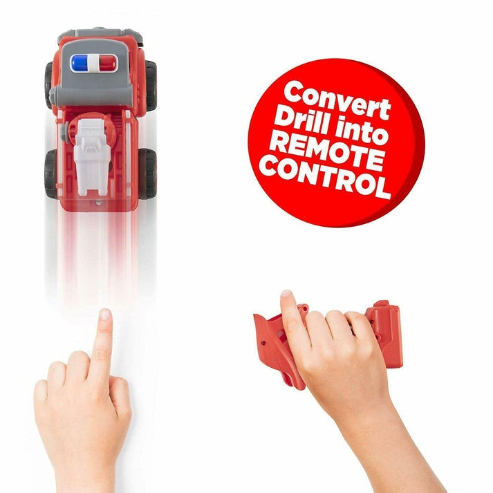Fire Trucks Toy Playset, DIY Assembly Fire Engine , Rescue Ladder Vehicles