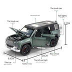 BYD Yangwang U8 SUV 1:24 Diecast Scale Model Car