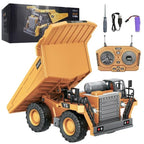 TOYS 1:24 Scale Diecast Remote Control Construction Dump Truck