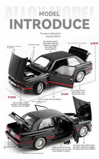 1988 BMW 3 Series M3 E30 1:18 diecast Scale Model car
