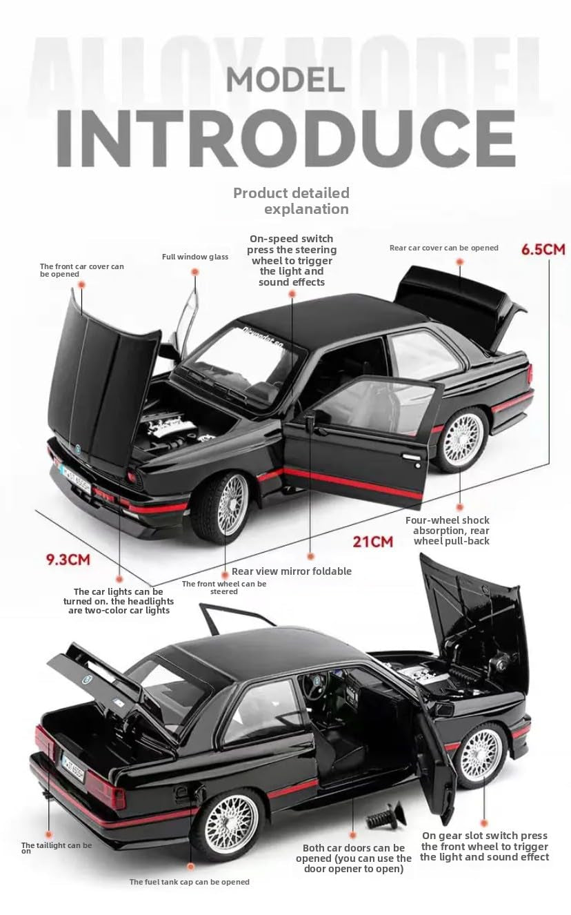 1988 BMW 3 Series M3 E30 1:18 diecast Scale Model car