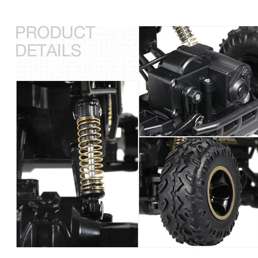 RC Metal Crawler – Durable Remote Control Off-Road Vehicle Rock Crawler Toy for Kids & Hobbyists