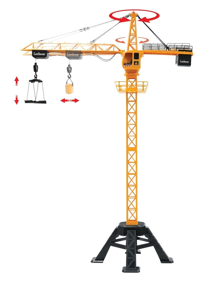 Tower Electric Remote Control Toy Crane Intelligent 4-Channel Line-Controlled