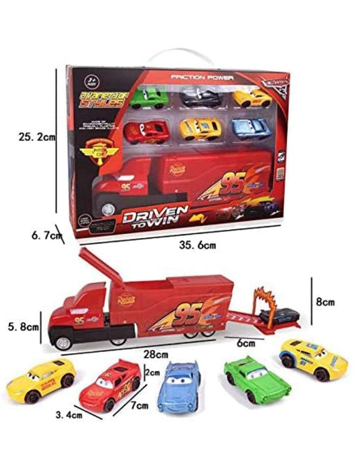 SET OF 7 PIXAR CARS 3 LIGHTNING MCQUEEN JACKSON STORM MACK UNCLE TRUCK