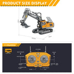 TOYS 1:24 Scale Diecast Yigong YG 258C Remote Control Excavator