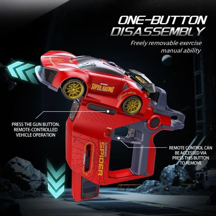 Infrared Gun Shooting Remote Control Car, Which Is a 2-player Battle Toy Set.