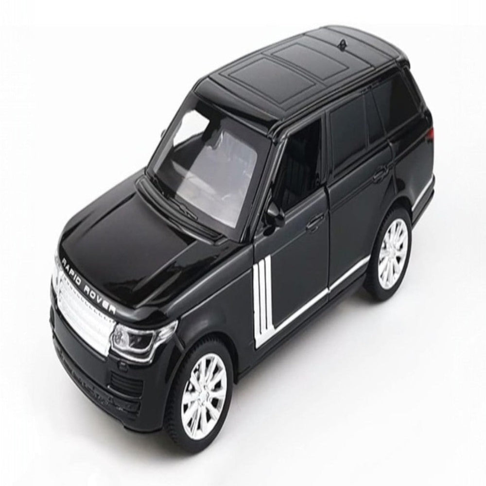 Range Rover SUV Diecast Car - Pull Back, Openable Doors & Lights - 1:24