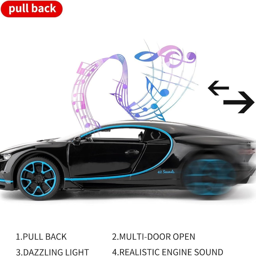 BUGATTI CHIRON METAL 1:24  DIE-CAST