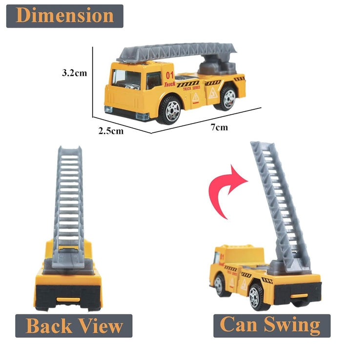 PLASTIC DIE CAST MODEL POWER FRICTION, PUSH AND GO MINIATURE TRUCK VEHICLES