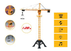 Tower Electric Remote Control Toy Crane Intelligent 4-Channel Line-Controlled
