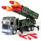 PULL BACK & GO MISSILE LAUNCHER TRUCK FOR KIDS - MISSILE VEHICLE MODEL