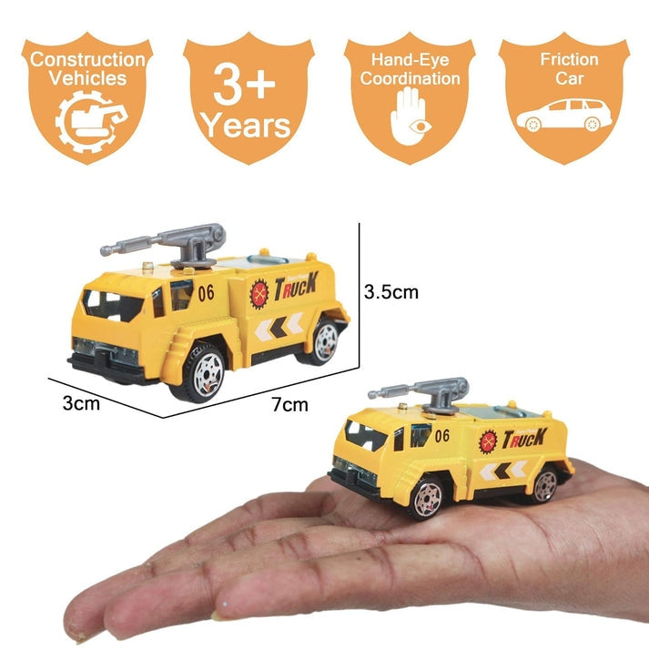 PLASTIC DIE CAST MODEL POWER FRICTION, PUSH AND GO MINIATURE TRUCK VEHICLES