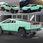 Tesla Cyber Truck Pick-up Trailer Camper 1:24 Diecast Scale Model Car